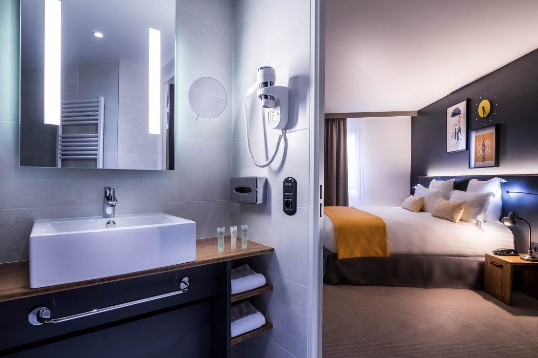 Chambre du Best Western Plus Suitcase Hospitality Paris - La Défense, hôtel 4 étoiles du parc hôtelier de Suitcase Hospitality