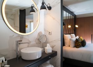 Chambre du LAZ' Hôtel Spa Urbain Paris Saint-Lazare, boutique-hôtel 4 étoiles du parc hôtelier de Suitcase Hospitality