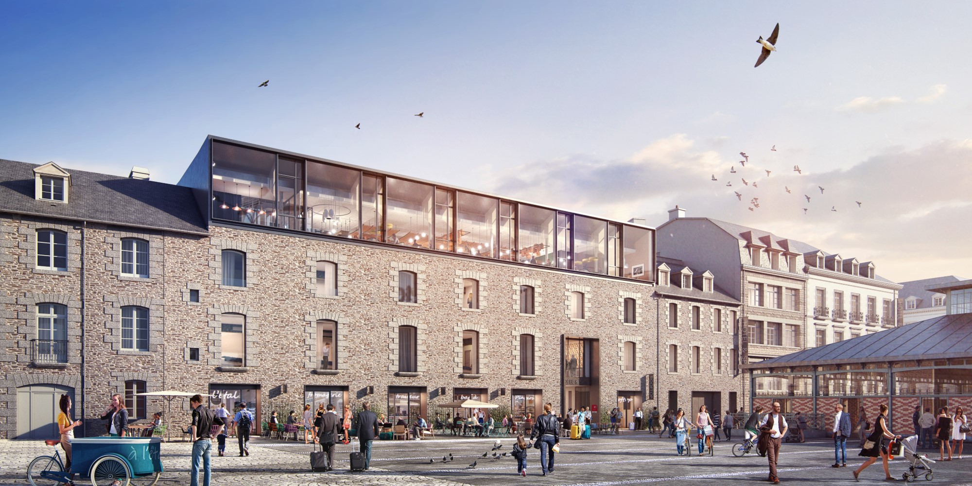 Les contours du plus grand hôtel 4* du centre historique de Rennes se ...