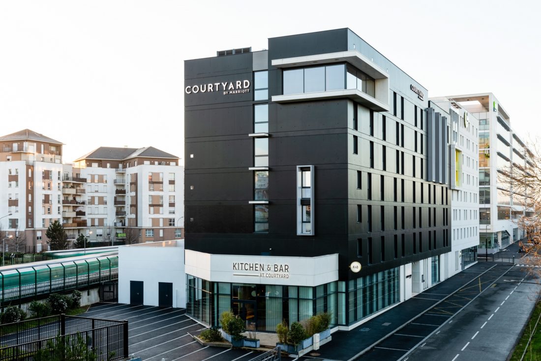 Facade de l'Hôtel Courtyard by Marriott Paris Créteil